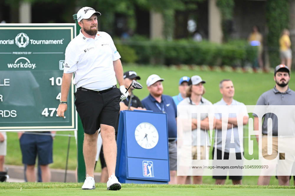 Shane Lowry (IRL) tees off on the 10th hole during the Golden Bear Pro Am at the Memorial Tournament in Dublin, Ohio. Cal Media Dublin USA - ZUMAc04_ 20240605_zma_c04_011