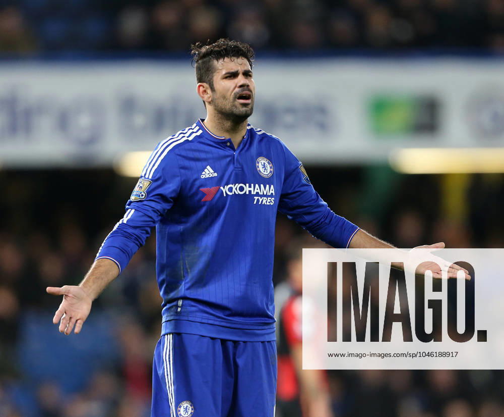 Chelsea s Diego Costa looks on dejected..Barclays Premier League - Chelsea v AFC Bournemouth - Stamford Bridge - England - 5th December 2015 - Picture David Klein Sportimage Dec. 5, 2015 - London, United Kingdom - Chelsea s Diego Costa looks on dejected..Barclays Premier League - Chelsea v AFC Bournemouth - Stamford Bridge - England - 5th December 2015 - Picture David Klein Sportimage. London United Kingdom