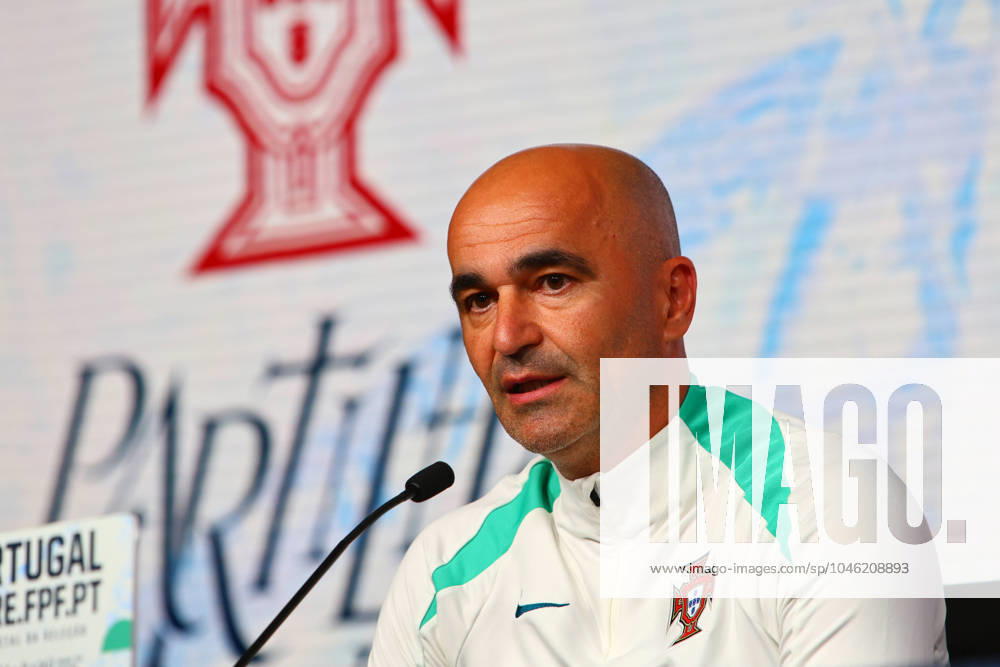 Portugal Lisbon , Football national team, Selecao,10 06 2024 , Press conference for the friendly match Portugal Ireland , Preparatory match for the European Championship 2024 , Coach Roberto Martinez Portugal