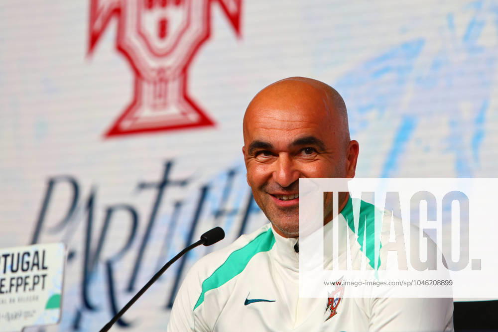 Portugal Lisbon , Football national team, Selecao,10 06 2024 , Press conference for the friendly match Portugal Ireland , Preparatory match for the European Championship 2024 , Coach Roberto Martinez Portugal