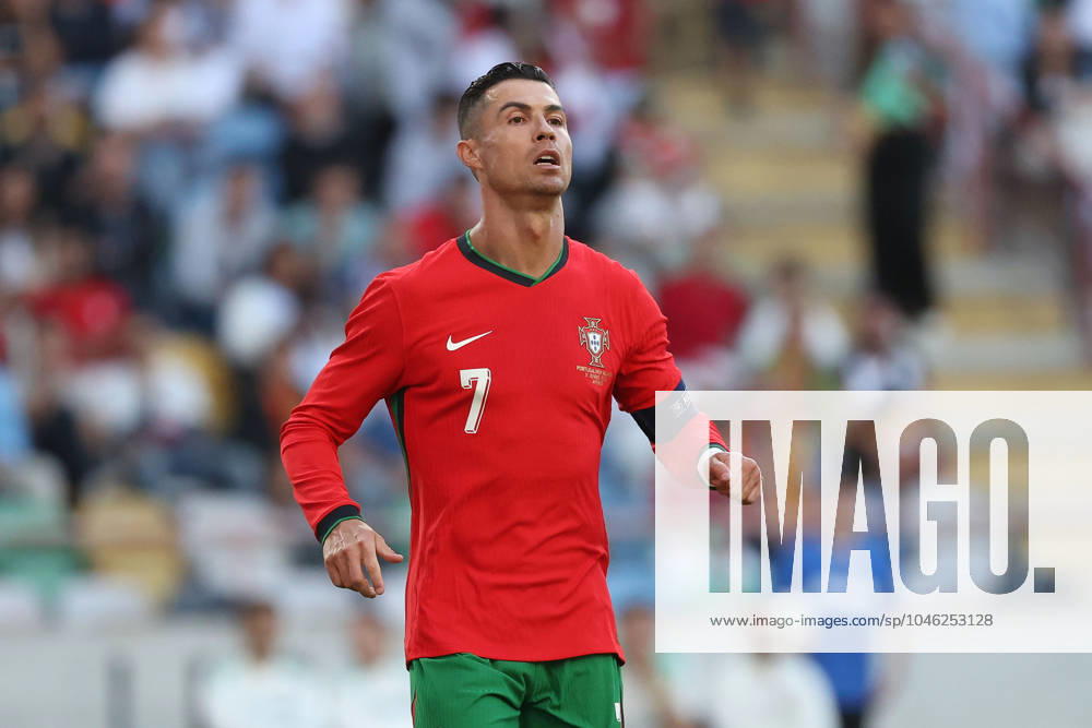 Portugal, Aveiro, 11 06 2024 EURO 2024 Friendly match before the UEFA EURO 2024 in Germany 2024 Portugal Ireland v l , Cristiano Ronaldo Portugal disappointed, disappointed looking, dissapointed, sad, frustrated, frustrated, frustrated