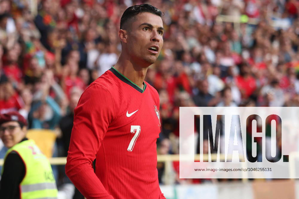 Portugal, Aveiro, 11 06 2024 EURO 2024 Friendly match before the UEFA EURO 2024 in Germany 2024 Portugal Ireland v l , Cristiano Ronaldo Portugal scores the goal for 2 0, Goal celebration, celebrate the goal