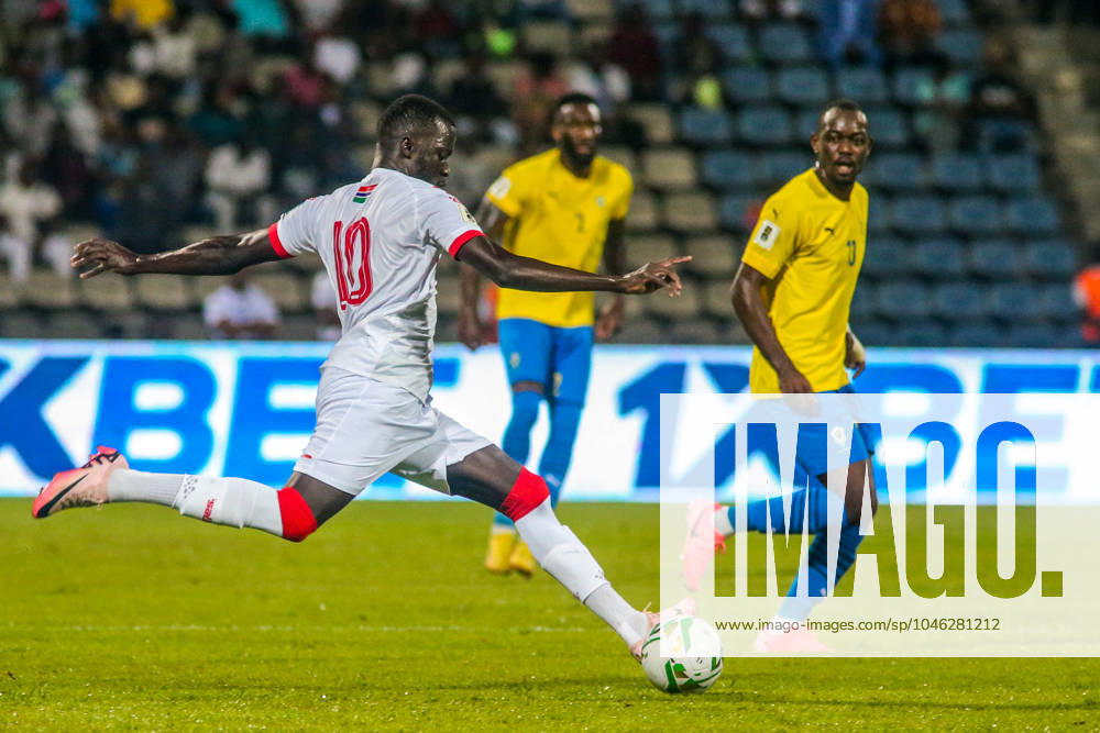 Musa Barrow of Gambia during the 2026 FIFA World Cup, WM, Weltmeisterschaft, Fussball Qualifier match between Gabon and Gambia at Stade De Franceville on June 11, 2024 in Franceville, Gabon. Photo by Eto Etu