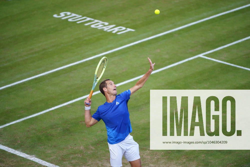 BOSS Open ATP 250 2024 Stuttgart, 13 06 2024 Richard Gasquet FRA, France BOSS Open 2024, ATP 250, TC Weissenhof grounds on 13 06 2024, Stuttgart