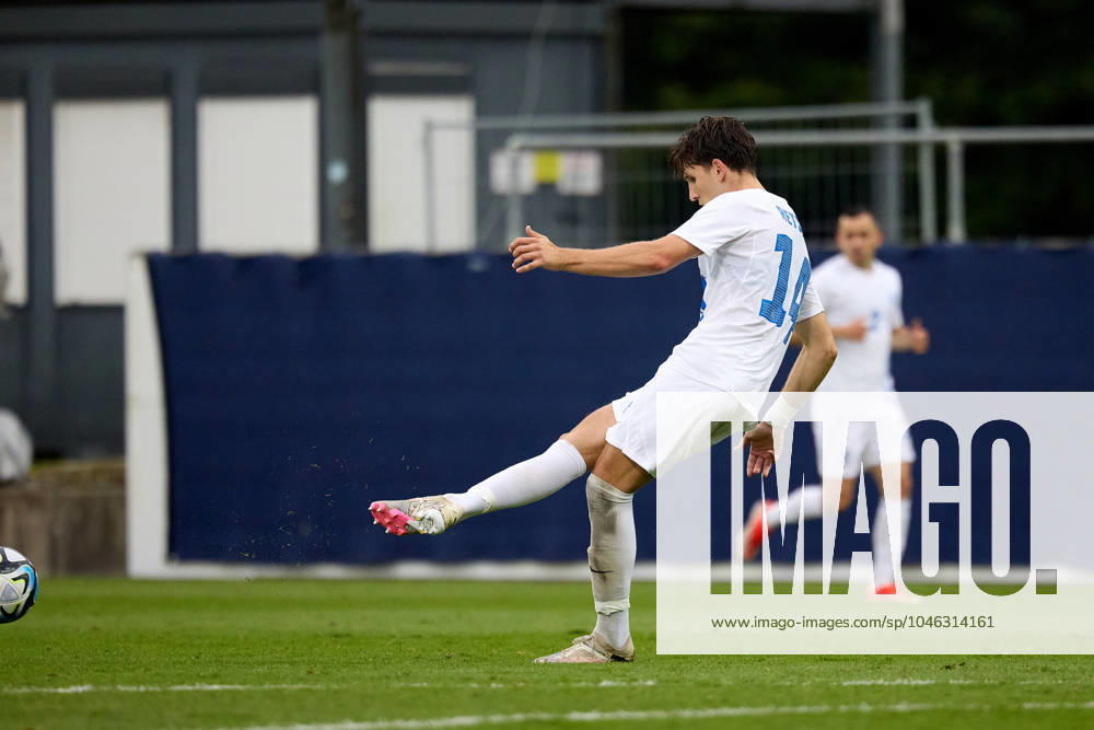 Malta v Greece - International Friendly, Länderspiel, Nationalmannschaft Panagiotis Retsos of Greece is in action during the international soccer friendly match between Malta and Greece at the Untersberg-Arena, in Grodig, Austria, on June 11, 2024. Grödig Salzburg Austria