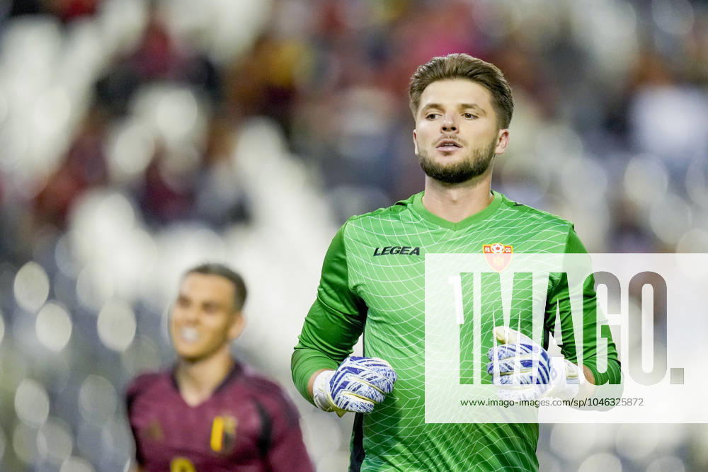 Torwart Matija Sarkic (Montenegro) looks on, International Friendly, Länderspiel, Nationalmannschaft Belgium vs Montenegro, King Baudouin Stadium, June 5, 2024, Brussels, Belgium.