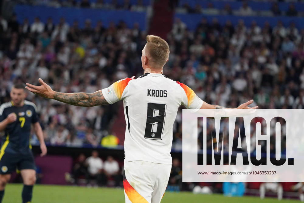 National team, Football, UEFA Euro2024, Euro 2024,Germany Scotland Allianzarena, Munich Toni Kroos Germany ,Action, Single picture