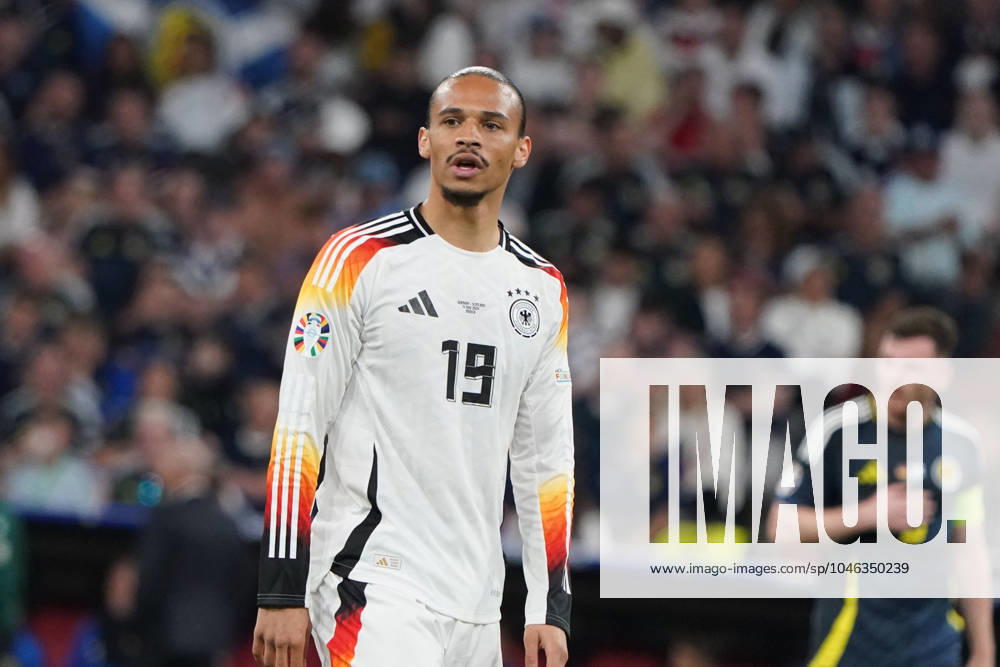 National team, Football, UEFA Euro2024, EM 2024,Germany Scotland Allianzarena, Munich Leroy sane, Germany ,Action, Single picture