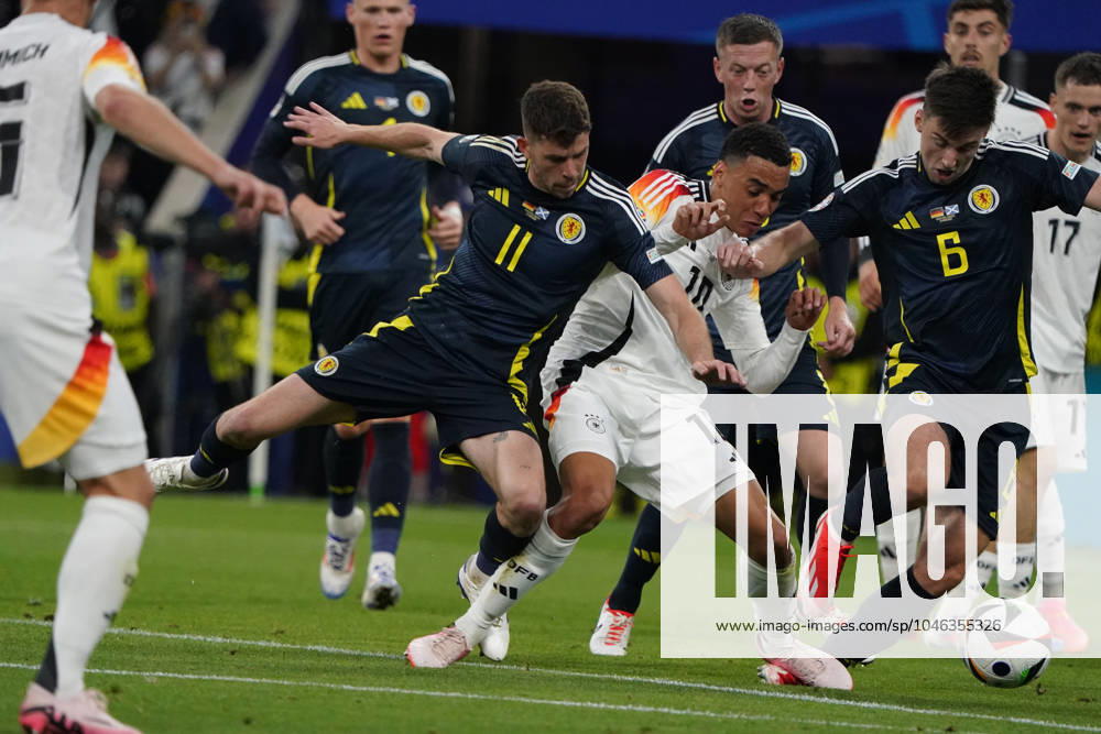 National team, Football, UEFA Euro2024, Euro 2024,Germany Scotland Allianzarena, Munich Ryan Christie, Jamal Musiala, Germany, Kieran Tieney Scotland