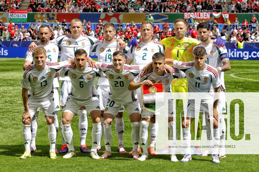 COLOGNE, RheinEnergie Stadium, 15-06-2024 , European Football Championship Euro2024, Group stage match no.2 between Hungary and Switzerland. Team photo Hungary Hungary - Switzerland (Euro2024) x25494483x