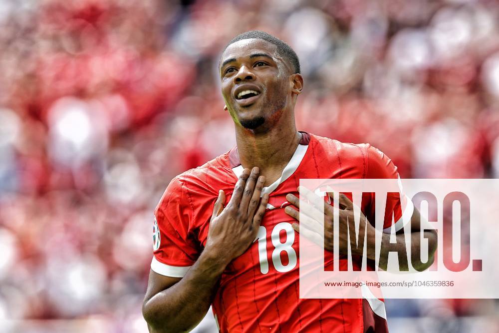 COLOGNE, RheinEnergie Stadium, 15-06-2024 , European Football Championship Euro2024, Group stage match no.2 between Hungary and Switzerland. Switzerland player Kwadwo Duah Hungary - Switzerland (Euro2024) x25494703x