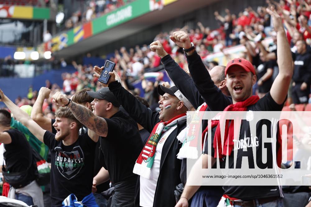 COLOGNE, RheinEnergie Stadium, 15-06-2024 , European Football Championship Euro2024, Group stage match no.2 between Hungary and Switzerland. Fans of Hungary Hungary - Switzerland (Euro2024) x25494997x