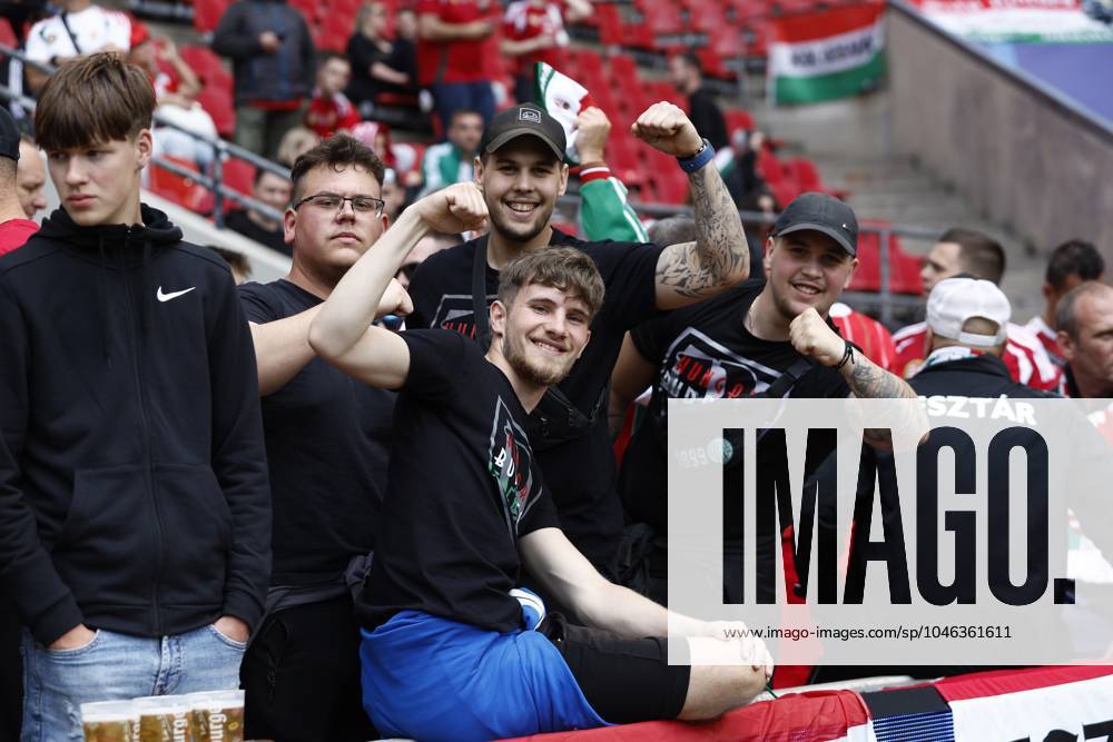 COLOGNE, RheinEnergie Stadium, 15-06-2024 , European Football Championship Euro2024, Group stage match no.2 between Hungary and Switzerland. Fans of Hungary Hungary - Switzerland (Euro2024) x25494998x