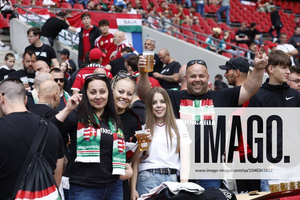 COLOGNE, RheinEnergie Stadium, 15-06-2024 , European Football Championship Euro2024, Group stage match no.2 between Hungary and Switzerland. Fans of Hungary Hungary - Switzerland (Euro2024) x25495000x