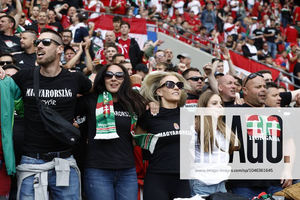 COLOGNE, RheinEnergie Stadium, 15-06-2024 , European Football Championship Euro2024, Group stage match no.2 between Hungary and Switzerland. Fans of Hungary Hungary - Switzerland (Euro2024) x25495001x