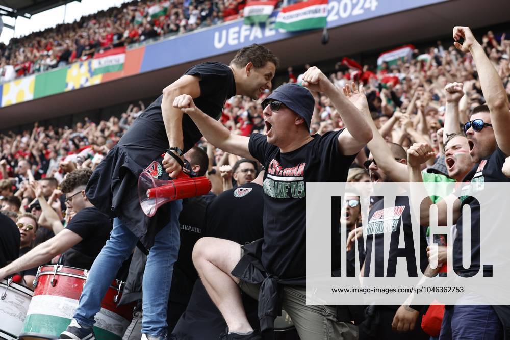 COLOGNE, RheinEnergie Stadium, 15-06-2024 , European Football Championship Euro2024, Group stage match no.2 between Hungary and Switzerland. Fans of Hungary Hungary - Switzerland (Euro2024) x25495180x