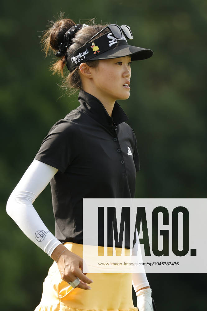 GRAND RAPIDS, MI - JUNE 15: LPGA, Golf Damen golfer Grace Kim waits on the 17th tee during the LPGA Meijer LPGA Classic for Simply Give on June 15th, 2024, at Blythefield Country Club in Grand Rapids, Michigan. (Photo by Brian Spurlock Icon Sportswire) GOLF: JUN 15 LPGA Meijer LPGA Classic for Simply Give Icon24061528