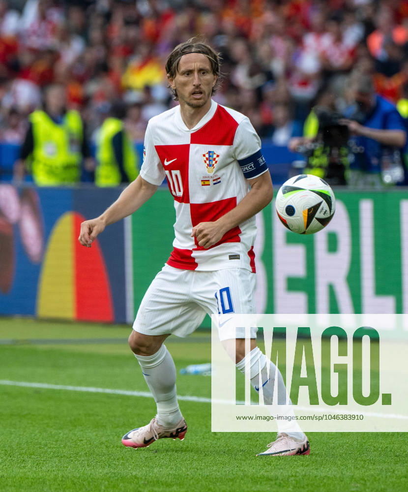 Football, Men, Season 2023 24, UEFA Euro 20204, Group B 1 Matchday in Berlin, Spain Croatia 3 0 , Luka Modric Croatia , 15 06 2024,