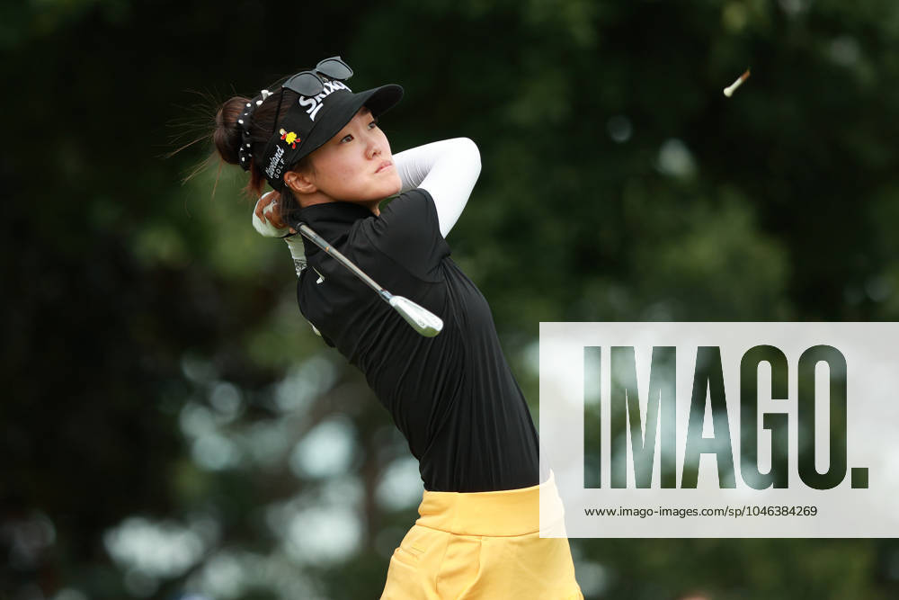 Meijer LPGA, Golf Damen Classic Grace Kim of Australia tees off on the 12th hole during Day Three of the Meijer LPGA Classic for Simply Give golf tournament at Blythefield Country Club in Belmont, MI, USA Saturday, June 15, 2024. Belmont Michigan United States