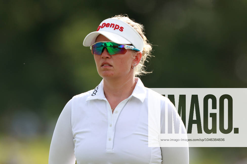 Meijer LPGA, Golf Damen Classic Nanna Koerstz Madsen of Smoerum, Denmark waits on the 18th fairway during the third round of the Meijer LPGA Classic for Simply Give golf tournament at Blythefield Country Club in Belmont, MI, USA Saturday, June 15, 2024. Belmont Michigan United States