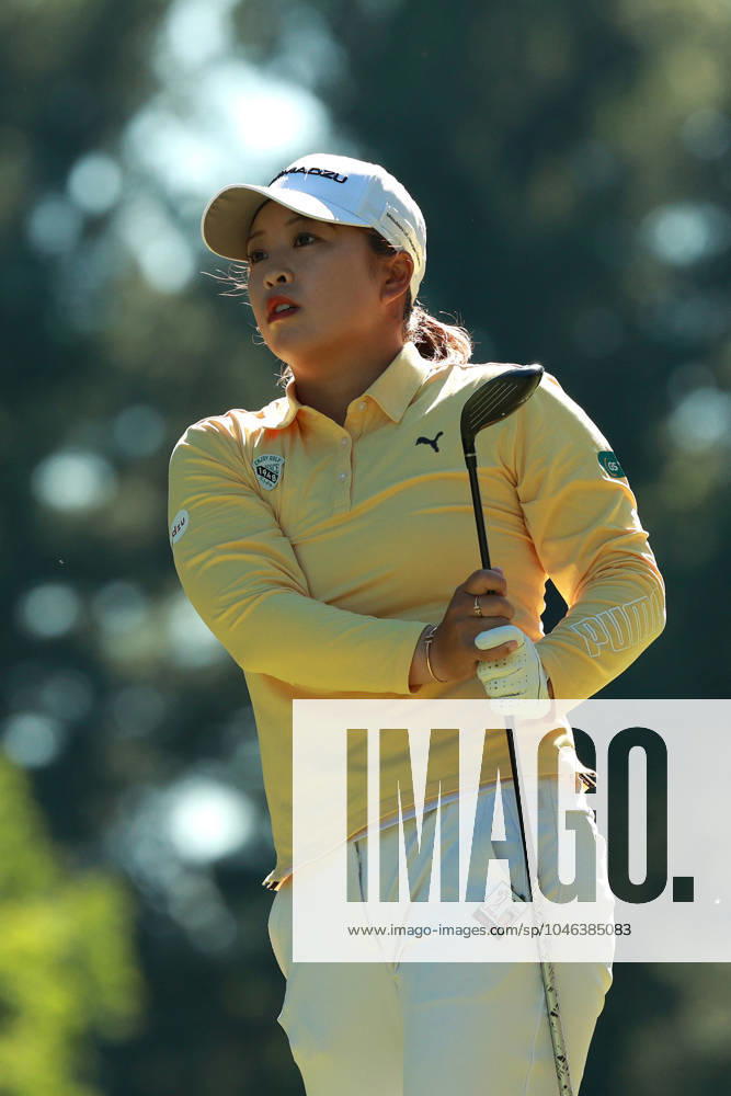 Meijer LPGA, Golf Damen Classic Mao Saigo of Japan tees off on the 6th hole during Day Three of the Meijer LPGA Classic for Simply Give golf tournament at Blythefield Country Club in Belmont, MI, USA Saturday, June 15, 2024. Belmont Michigan United States