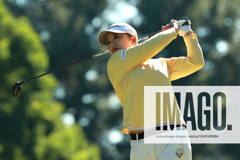 Meijer LPGA, Golf Damen Classic Mao Saigo of Japan tees off on the 6th hole during Day Three of the Meijer LPGA Classic for Simply Give golf tournament at Blythefield Country Club in Belmont, MI, USA Saturday, June 15, 2024. Belmont Michigan United States