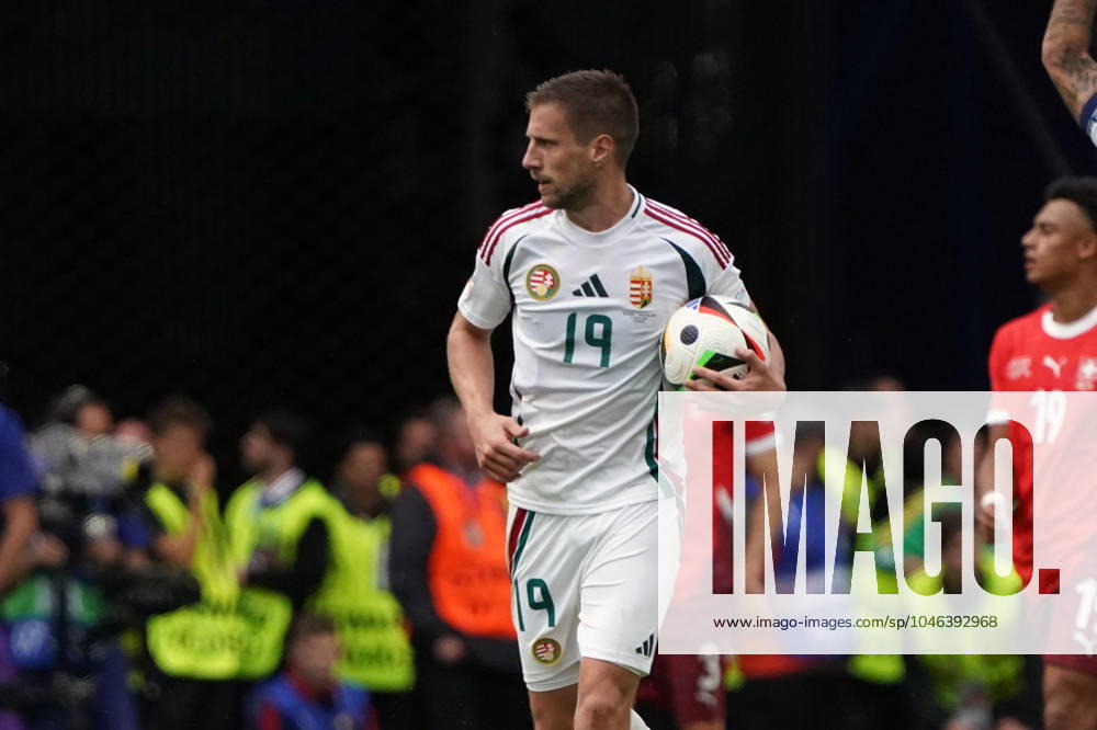 Football, UEFA Euro 2024, European Championship 2024, Group stage, Group A, Hungary Switzerland Cologne Stadium Bararnabas vargas hungary ,Action, Single image