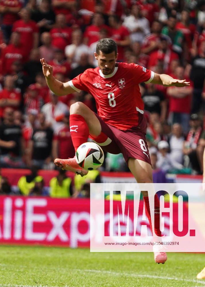 Football, UEFA Euro 2024, Euro 2024, Group stage, Group A, Hungary Switzerland Cologne Stadium Remo Freuler Switzerland ,Action, Single image