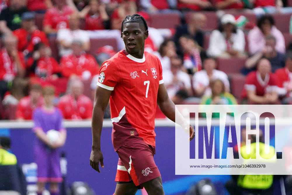 Football, UEFA Euro 2024, Euro 2024, Group stage, Group A, Hungary Switzerland Cologne Stadium Breel Embolo Switzerland ,Action, Single image