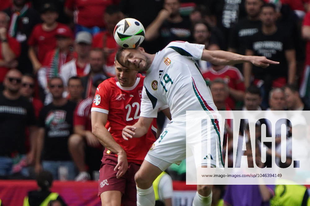 Football, UEFA Euro 2024, Euro 2024, group stage, Group A, Hungary Switzerland Cologne Stadium Fabian Schär, Switzerland Barnabas Varga, Hungary