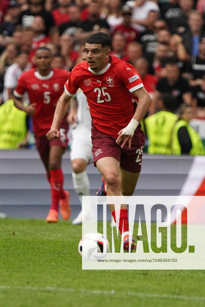 Football, UEFA Euro 2024, Euro 2024, Group stage, Group A, Hungary Switzerland Cologne Stadium Zeki Amdouni Switzerland ,Action, Single image