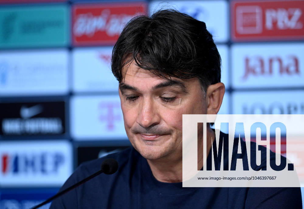 Croatia EURO 2024 press conference, PK, Pressekonferenz Zlatko Dalic, head coach of Croatia, attends a press conference of Croatia national team, Nationalteam at UEFA EURO, EM, Europameisterschaft,Fussball 2024 Croatia base camp in Neuruppin, Germany on June 16, 2024. MarkoxLukunic PIXSELL