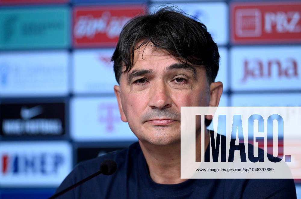 Croatia EURO 2024 press conference, PK, Pressekonferenz Zlatko Dalic, head coach of Croatia, attends a press conference of Croatia national team, Nationalteam at UEFA EURO, EM, Europameisterschaft,Fussball 2024 Croatia base camp in Neuruppin, Germany on June 16, 2024. MarkoxLukunic PIXSELL