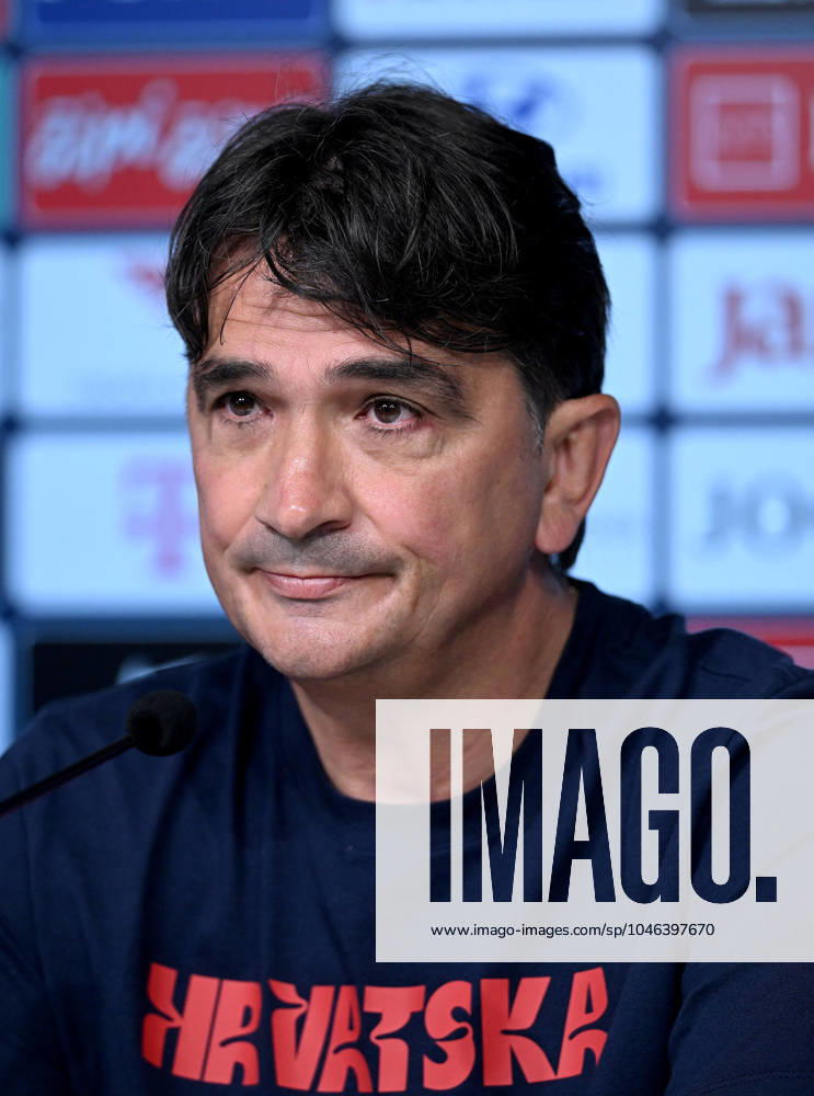 Croatia EURO 2024 press conference, PK, Pressekonferenz Zlatko Dalic, head coach of Croatia, attends a press conference of Croatia national team, Nationalteam at UEFA EURO, EM, Europameisterschaft,Fussball 2024 Croatia base camp in Neuruppin, Germany on June 16, 2024. MarkoxLukunic PIXSELL