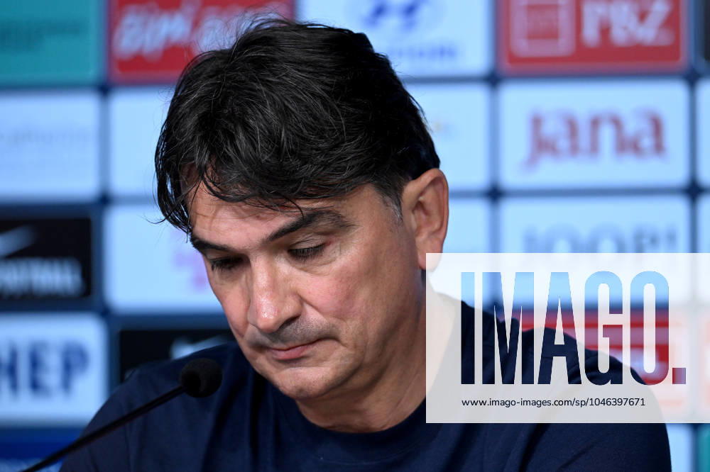 Croatia EURO 2024 press conference, PK, Pressekonferenz Zlatko Dalic, head coach of Croatia, attends a press conference of Croatia national team, Nationalteam at UEFA EURO, EM, Europameisterschaft,Fussball 2024 Croatia base camp in Neuruppin, Germany on June 16, 2024. MarkoxLukunic PIXSELL