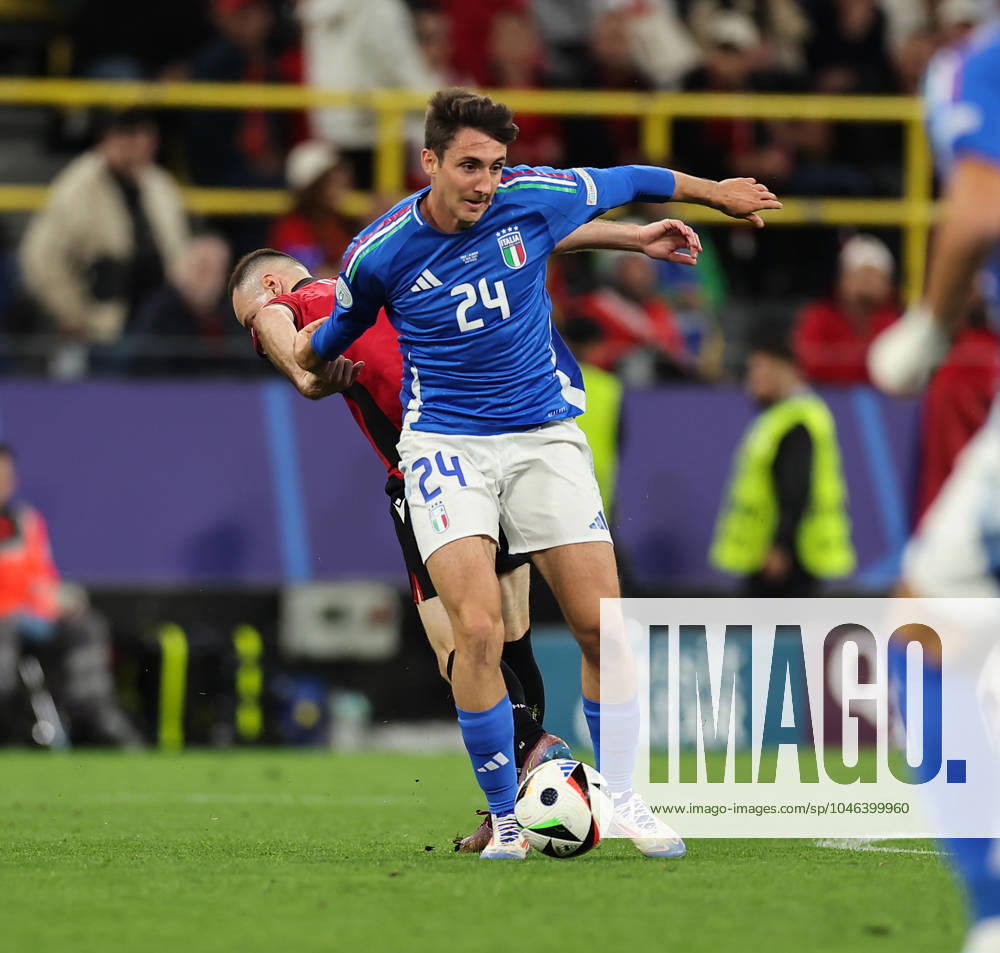 European Football Championship, UEFA EURO 2024, Italy Albania, Group B, BVB Stadion Dortmund, v l , Andrea Cambiaso Italy