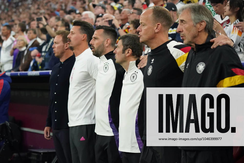 National team, football, UEFA Euro2024, EM 2024,Germany Scotland Allianzarena, Munich Julian Nagelsmann, Sandro Wagner and Co all Germany,