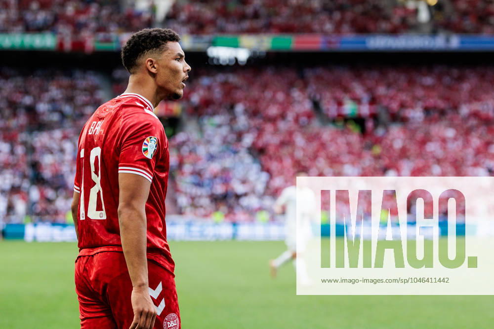 UEFA EURO 2024 Slovenia Denmark 16 06 2024 Alexander Hartmann Bah Denmark, 18 angry UEFA EURO 2024 Slovenia Denmark Stuttgart Arena, Stuttgart on 16 06 2024