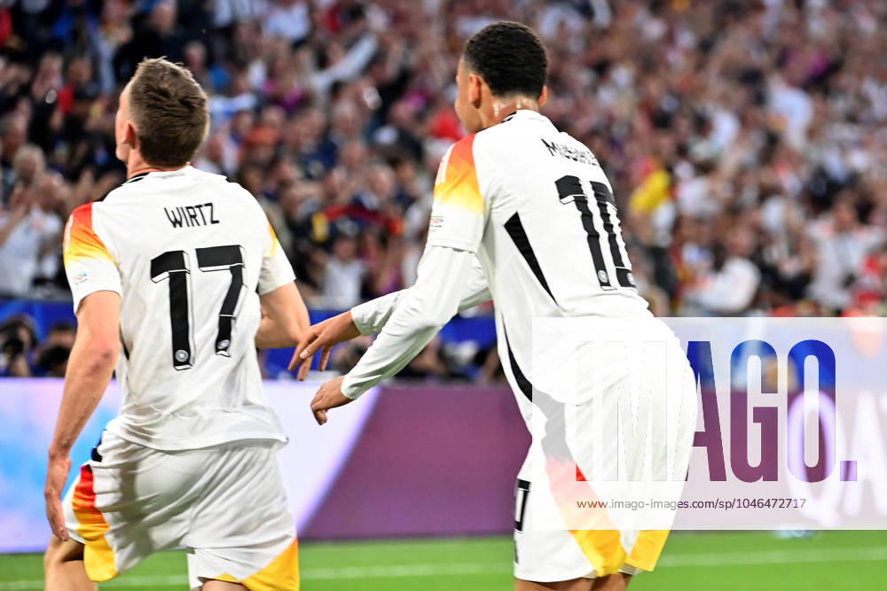 European Football Championship 2024, Germany Scotland, v l goal celebration after the goal celebrating the goal celebrate 0 1 by 1 0 by Florian Wirtz German National Football Team DFB Munich