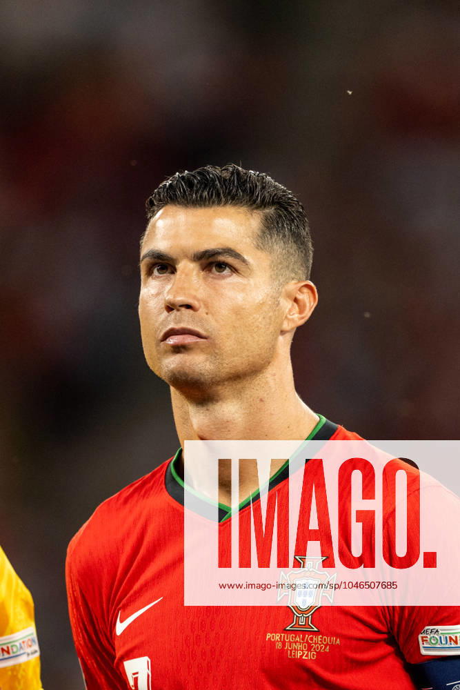 Portugal v Czech Republic, UEFA EURO, EM, Europameisterschaft,Fussball 2024, Leipzig, Germany Leipzig, Germany. 18th, June 2024. Cristiano Ronaldo of Portugal seen during the UEFA Euro 2024 match in Group F between Portugal and Czech Republic at Red Bull Arena in Leipzig. Leipzig Germany