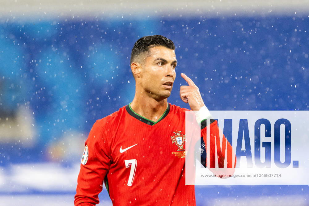 Portugal v Czech Republic, UEFA EURO, EM, Europameisterschaft,Fussball 2024, Leipzig, Germany Leipzig, Germany. 18th, June 2024. Cristiano Ronaldo (7) of Portugal seen during the UEFA Euro 2024 match in Group F between Portugal and Czech Republic at Red Bull Arena in Leipzig. Leipzig Germany