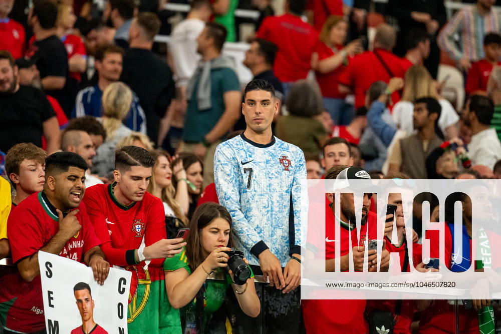 Portugal v Czech Republic, UEFA EURO, EM, Europameisterschaft,Fussball 2024, Leipzig, Germany Leipzig, Germany. 18th, June 2024. Football fans of Portugal seen on the stands during the UEFA Euro 2024 match in Group F between Portugal and Czech Republic at Red Bull Arena in Leipzig. Leipzig Germany
