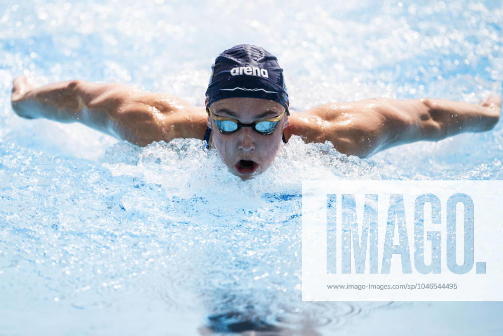 Sara Junevik of Sweden competes in women s 100 meter butterfly swimming heats during day 11 of the European Aquatics Championships 2024 on June 20, 2024 in Belgrade Photo Johanna Säll BILDBYRAN kod JL JL0396 simning swimming svomming European Aquatics Championships 2024 sim em em bbeng sverige