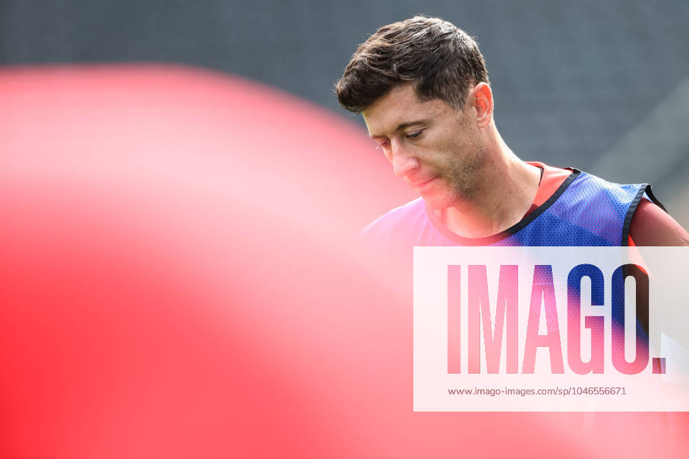 SOCCER - UEFA EURO, EM, Europameisterschaft,Fussball 2024 BERLIN,GERMANY,20.JUN.24 - UEFA EURO 2024, group stage, Austria vs Poland, preview, training Team POL. Image shows Robert Lewandowski (POL). GEPAxpictures Rauthner