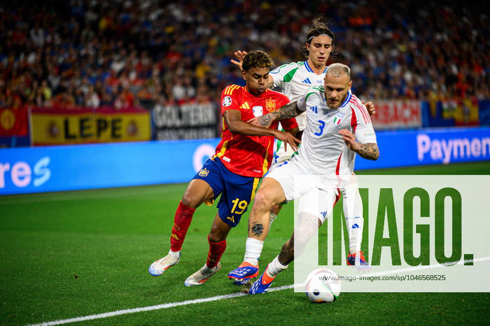 GELSENKIRCHEN, GERMANY - 20 JUNE, 2024: Lamine Yamal, The football match of EURO 2024 Spain vs. Italy at Veltins Arena