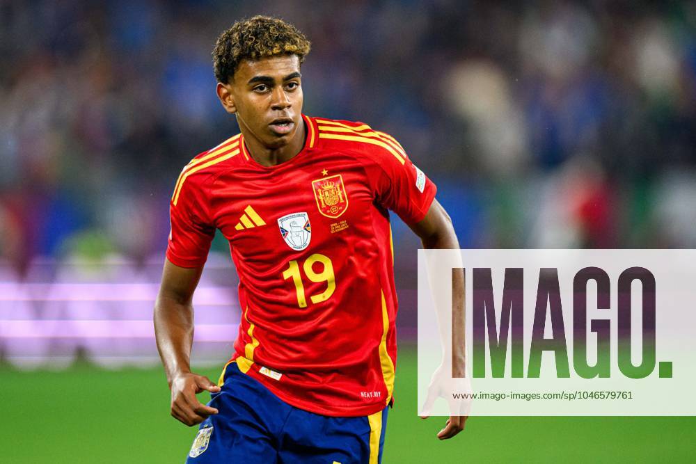 GELSENKIRCHEN, GERMANY - 20 JUNE, 2024: Lamine Yamal The football match of EURO 2024 Spain vs. Italy at Veltins Arena