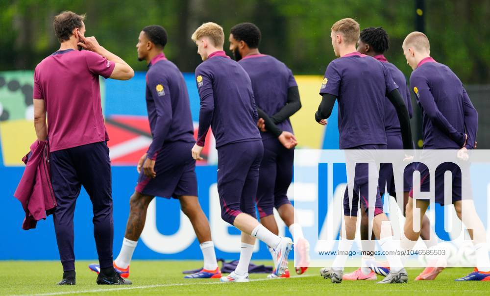 Gareth Southgate manager of England takes training England Training, UEFA European Championship, EM, Europameisterschaft 2024, Group C, Football, Spa & Golf Resort Weimarer Land, Blankenhain, Germany, 21 Jun 2024