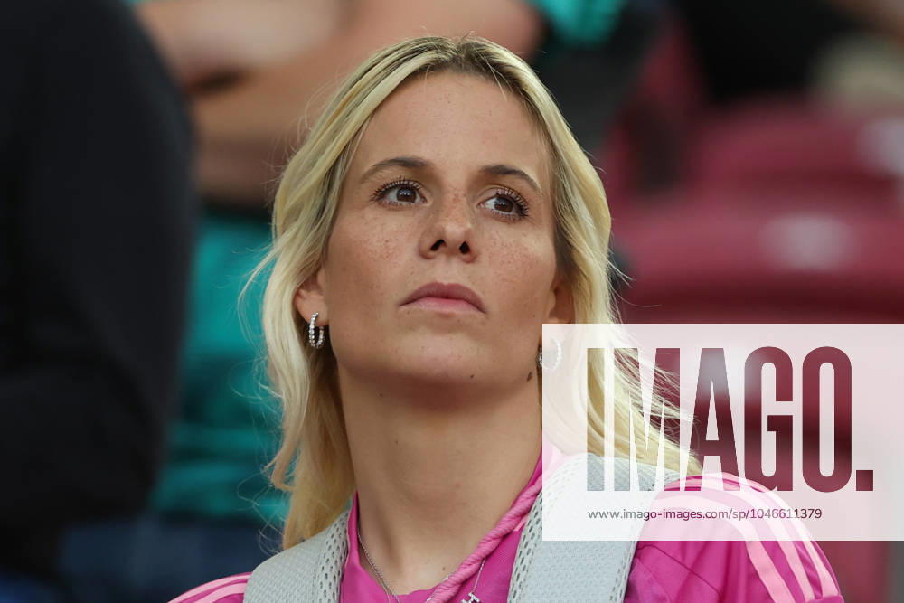 European Championship 2024 Germany Hungary on 19 06 2024 in the Stuttgart Arena in Stuttgart Sina Gross Gross, wife of Pascal Gross Gross Germany 5 MH