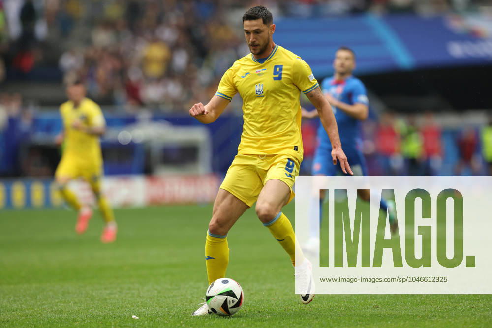 Dusseldorf, Germany 21.06.2024: Roman Yaremchuk of Ukraine during the UEFA EURO, EM, Europameisterschaft,Fussball 2024 group stage E football match between Slovakia vs Ukraine at Dusseldorf Arena in Dusseldorf