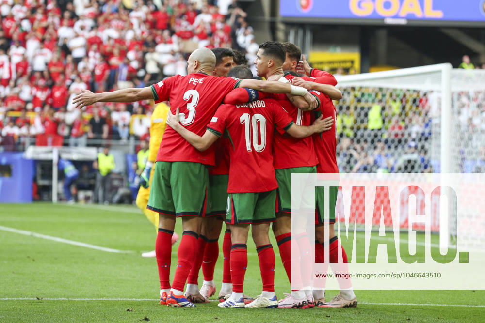 Turkey v Portugal, Dortmund Portugal Bruno Fernandes scores a GOAL 0-3 and celebrates during the Turkey vs Portugal UEFA Group F match at the BVB Stadion, Dortmund, Germany on 22 June 2024 Editorial use only. All images are copyright Every Second Media Limited. No images may be reproduced without prior permission.